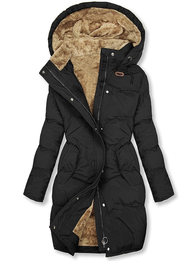 Holly - Long Hooded Puffer Jacket