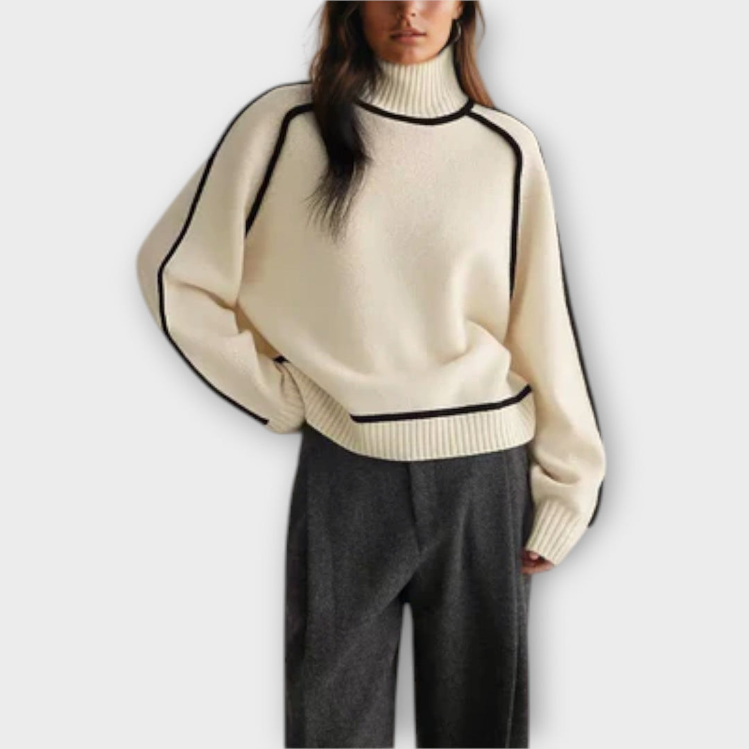 Monica -  Elegant Turtleneck Sweater