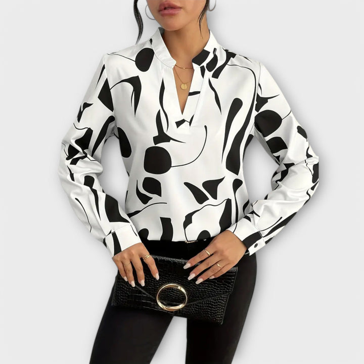 Jessica - Elegant Long-Sleeve Blouse