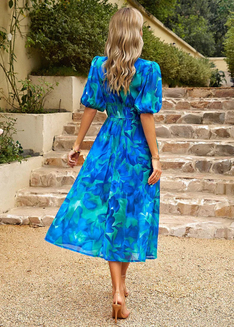Charlotte - Elegant V-neck Dress