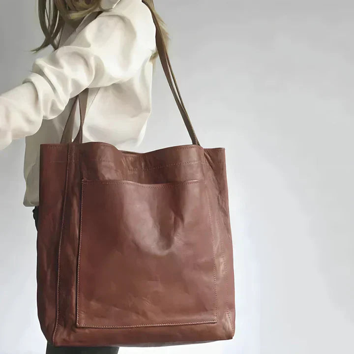 Jessica - Classic Leather Tote