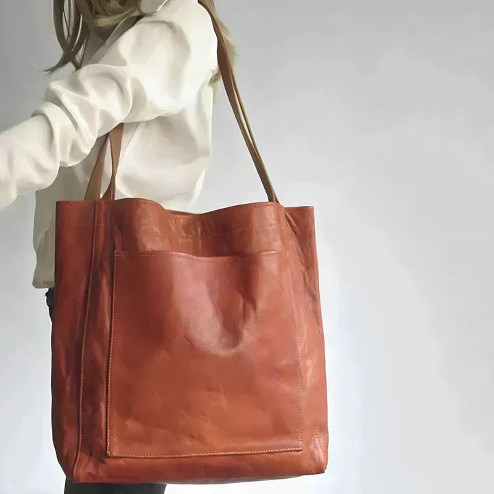 Jessica - Classic Leather Tote