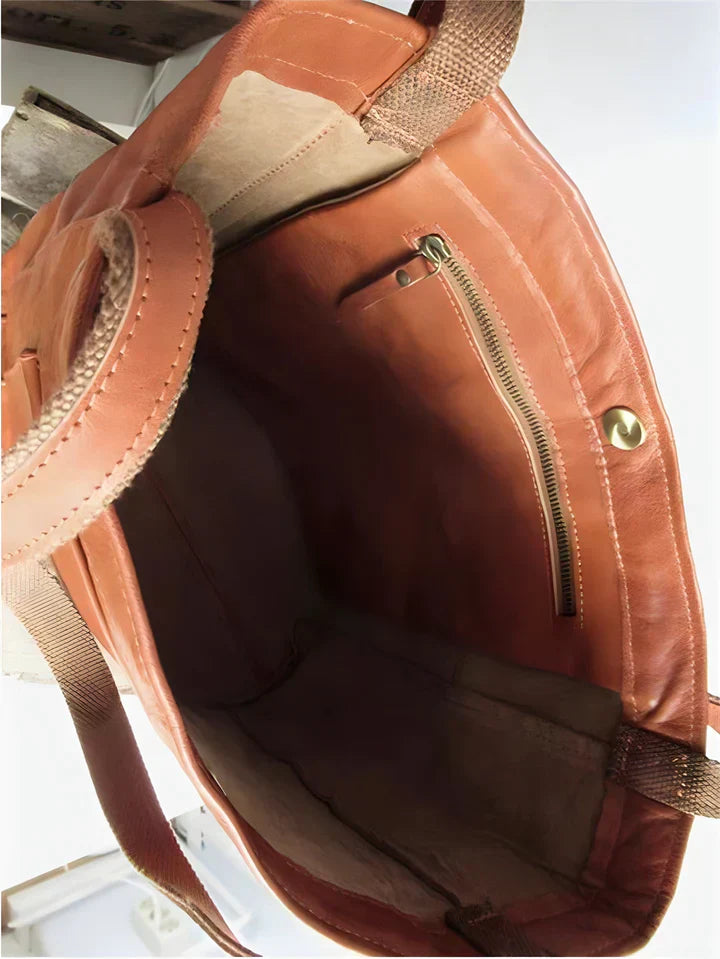 Jessica - Classic Leather Tote