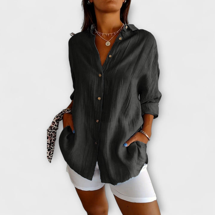 Holly - Chic Pleated Blouse