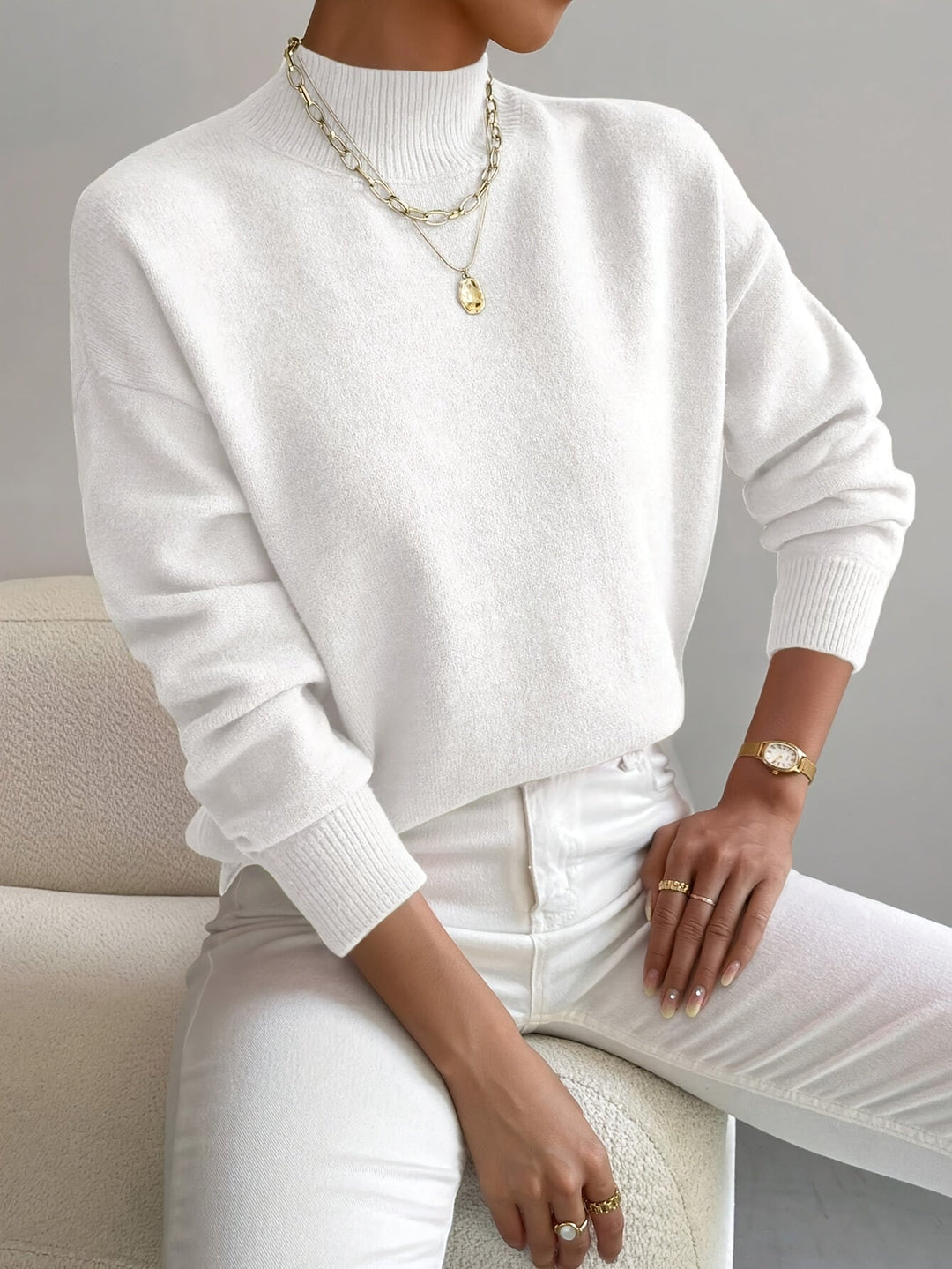 Marie - Elegant Turtleneck Sweater