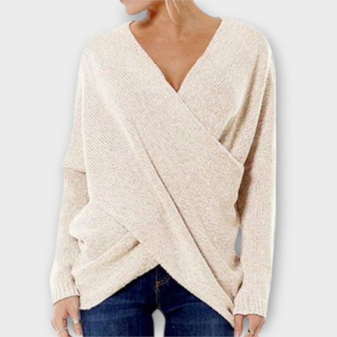 Clara - Cozy V-neck Sweater