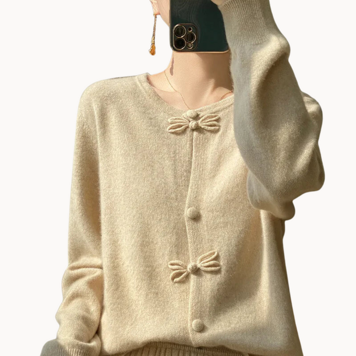 Clair - Bow Detail Cardigan