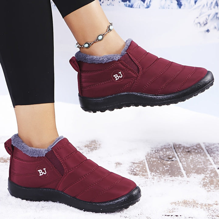 Linda - Warm Winter Slip-On Boots