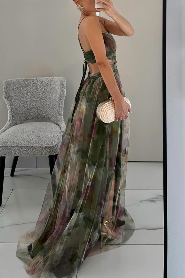 Monica - Elegant Floral Maxi Dress