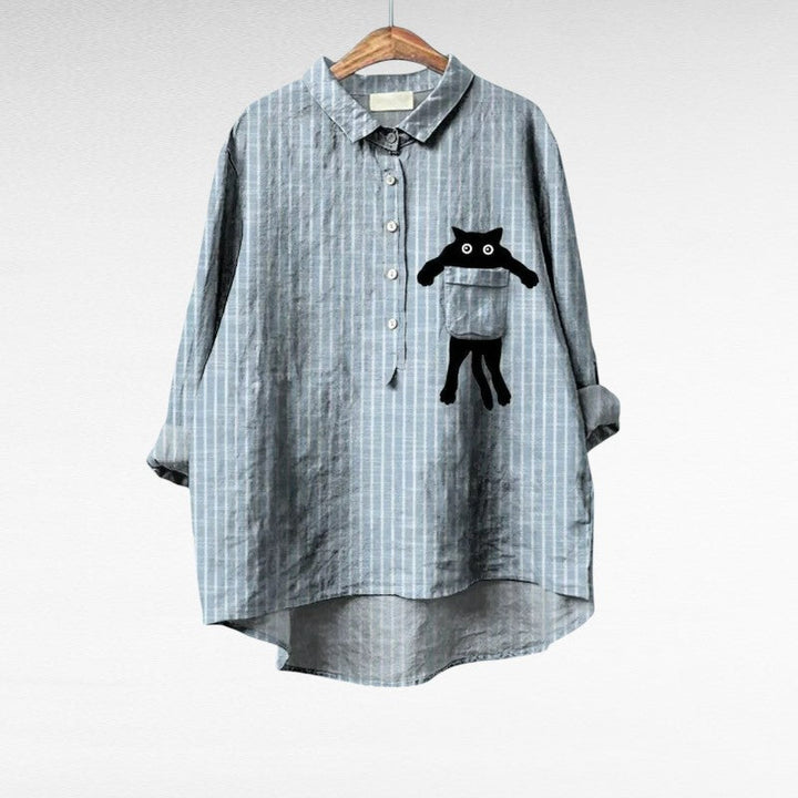 Rosa - Stylish Vintage Blouse