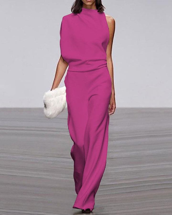 Phoebe - Elegant One-Shoulder Jumpsuit