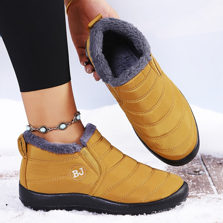 Linda - Warm Winter Slip-On Boots