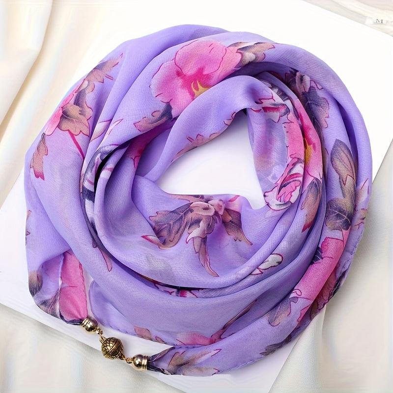 Seraphina - Scarf with Floral Print