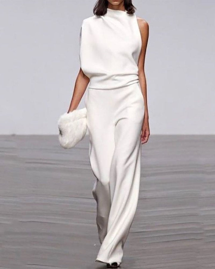 Phoebe - Elegant One-Shoulder Jumpsuit