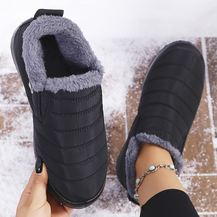 Linda - Warm Winter Slip-On Boots