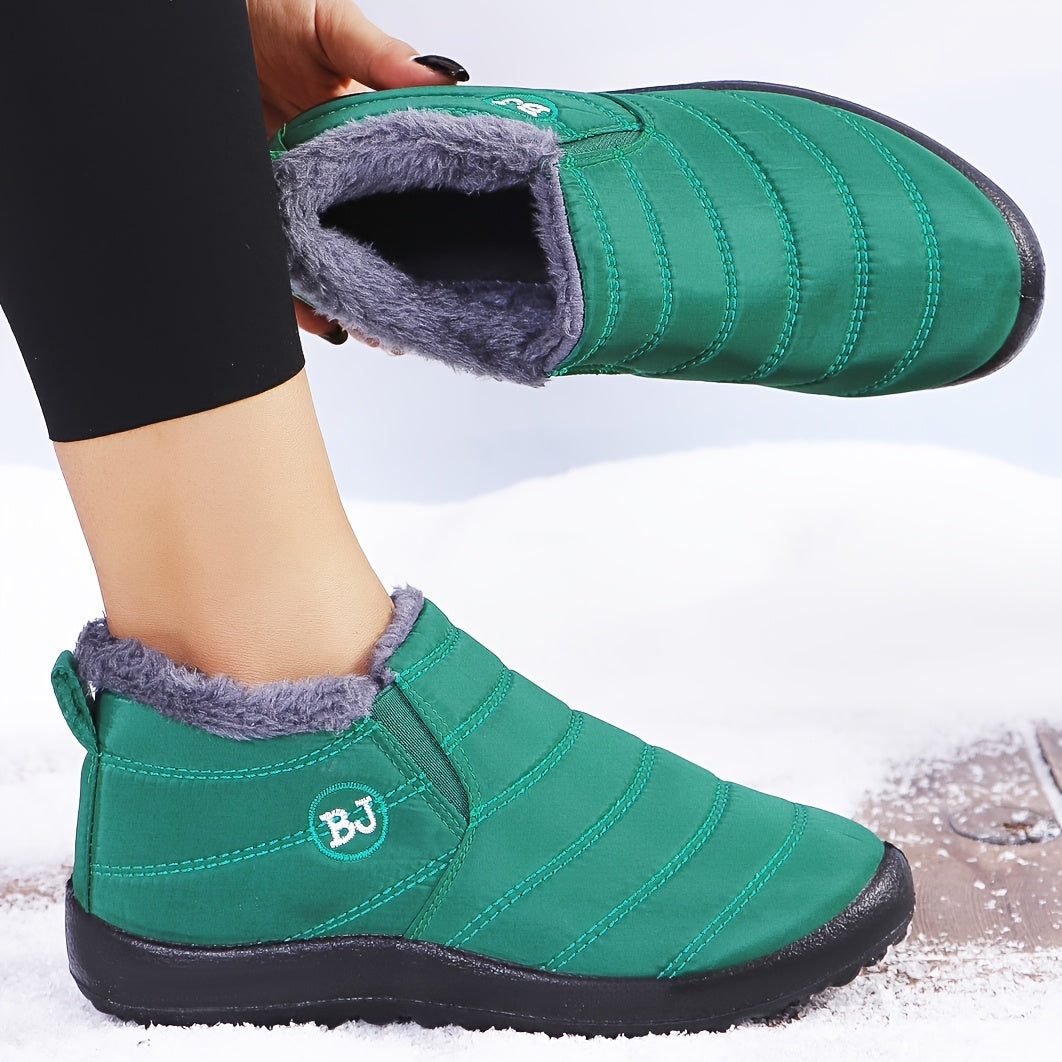 Linda - Warm Winter Slip-On Boots