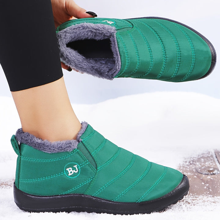 Linda - Warm Winter Slip-On Boots