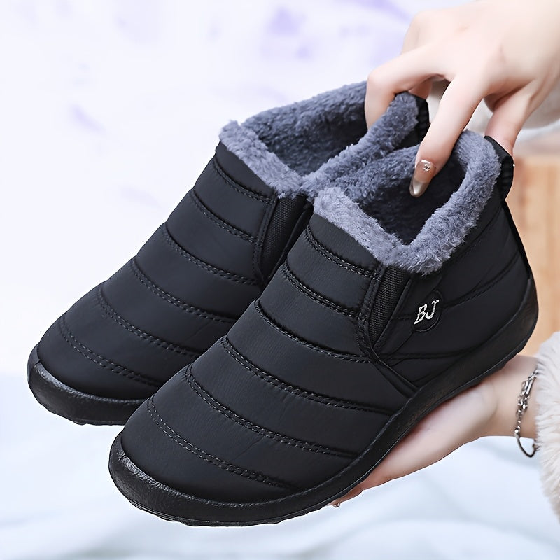 Linda - Warm Winter Slip-On Boots