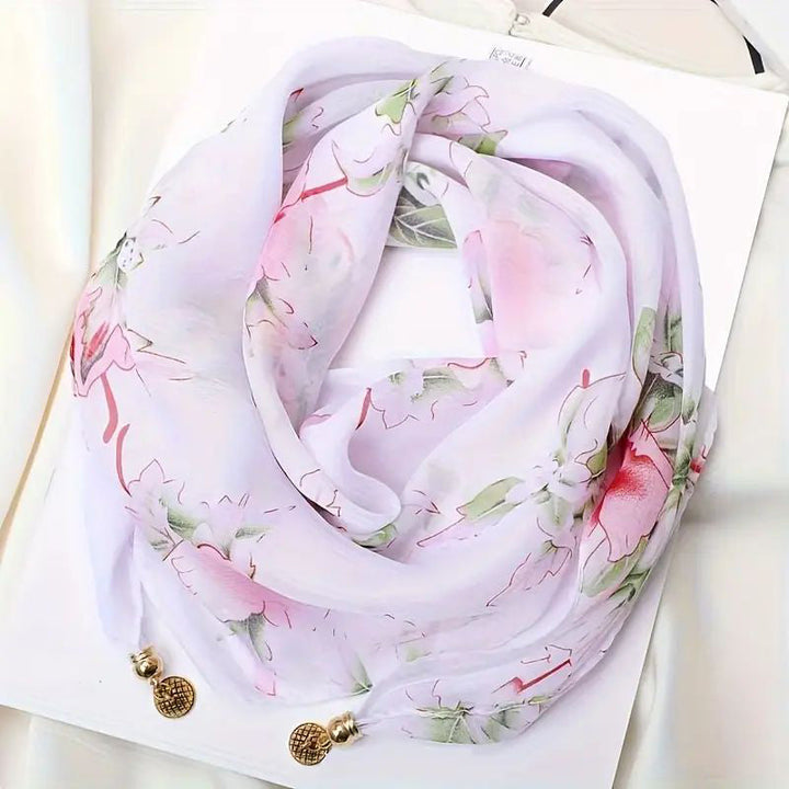Seraphina - Scarf with Floral Print