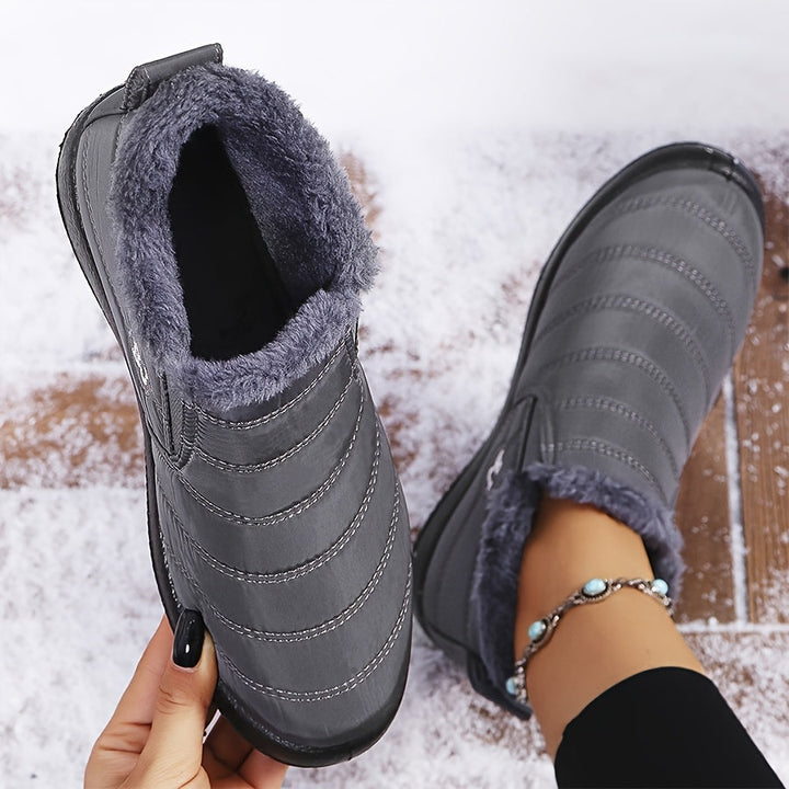 Linda - Warm Winter Slip-On Boots