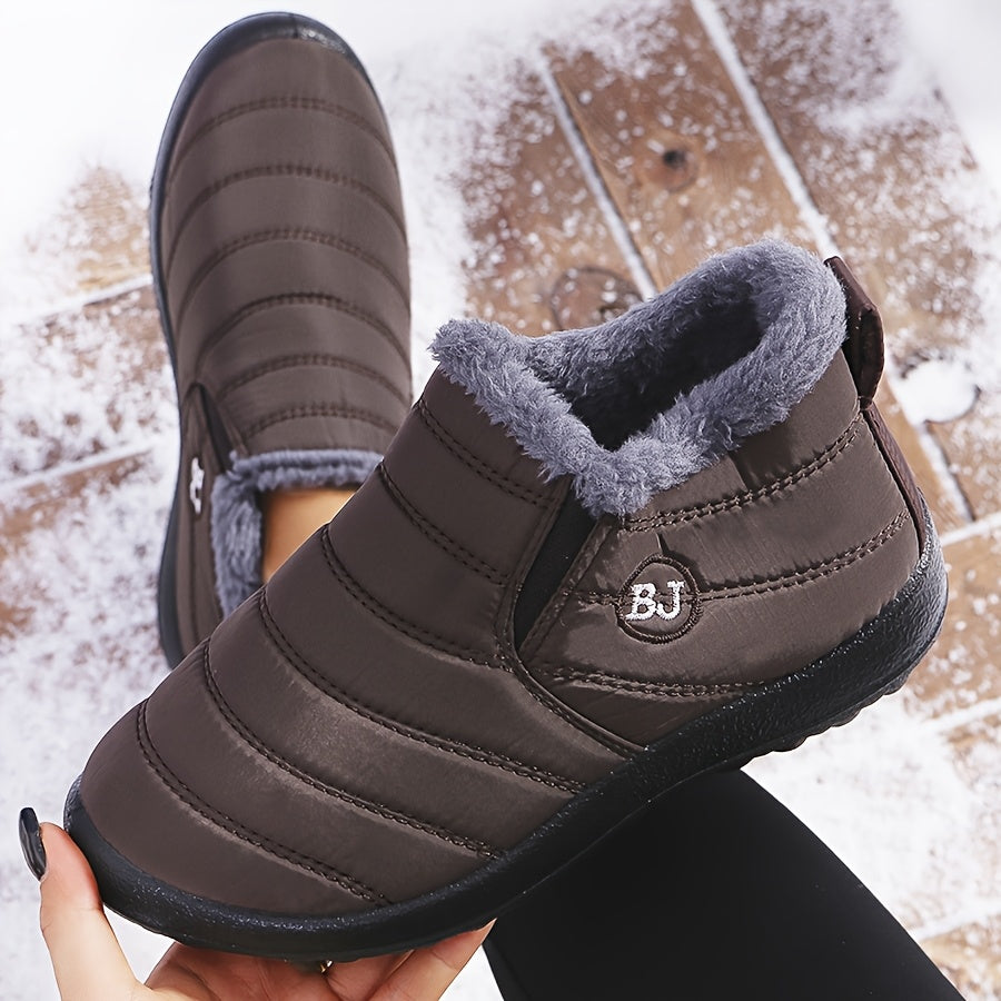 Linda - Warm Winter Slip-On Boots