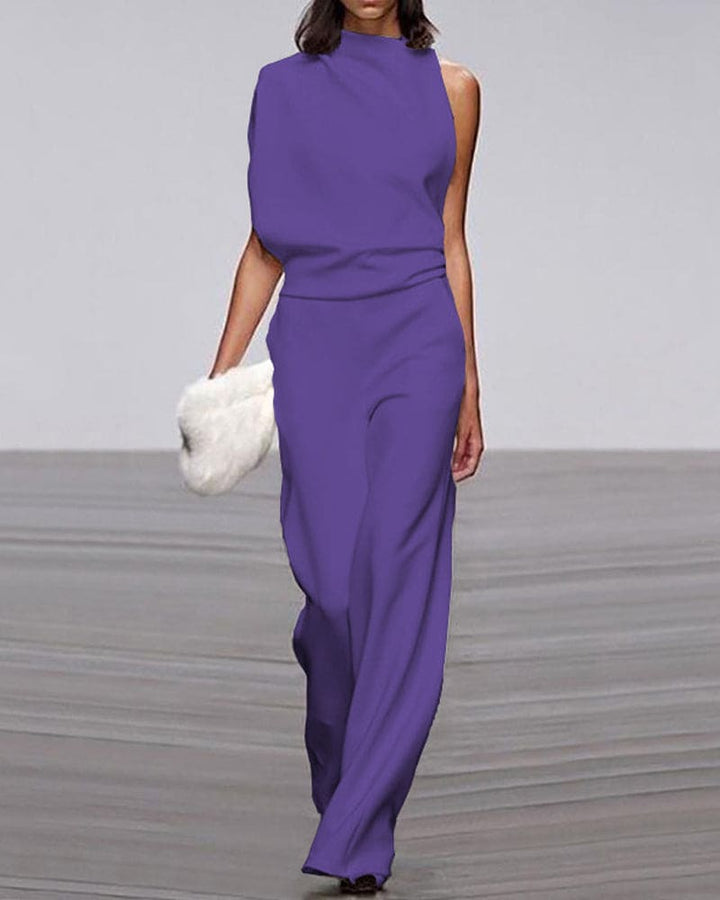 Phoebe - Elegant One-Shoulder Jumpsuit