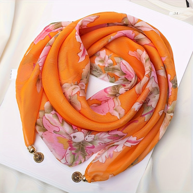 Seraphina - Scarf with Floral Print