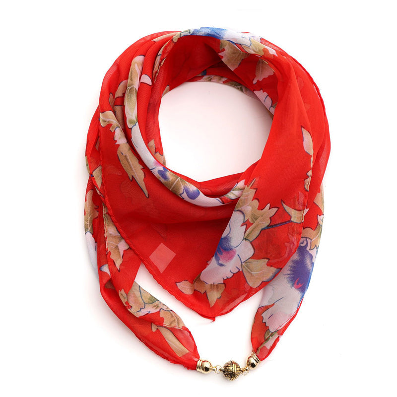 Seraphina - Scarf with Floral Print