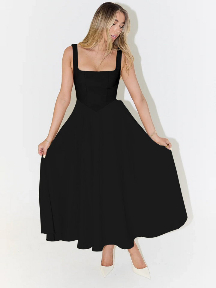 Elizabeth - Elegant Midi Dress