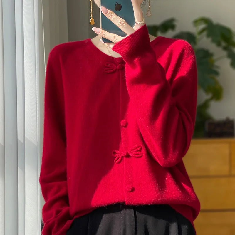 Clair - Bow Detail Cardigan