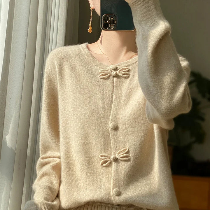 Clair - Bow Detail Cardigan