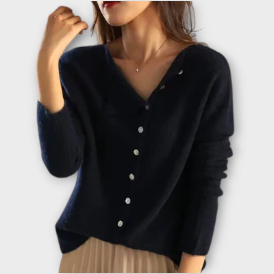 Rose - Soft Asymmetrical Cardigan