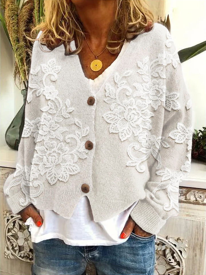 Rosa - Vintage Lace Cardigan