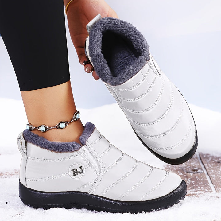 Linda - Warm Winter Slip-On Boots